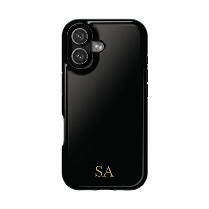 Personalized magnetic phone case for men, iPhone 17, glossy finish