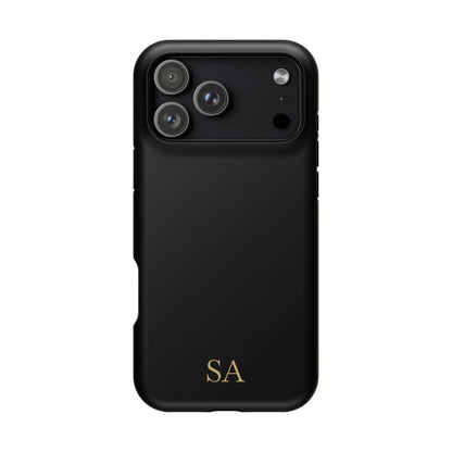 Personalized magnetic phone case for men, iPhone 17 Pro Max, matte finish