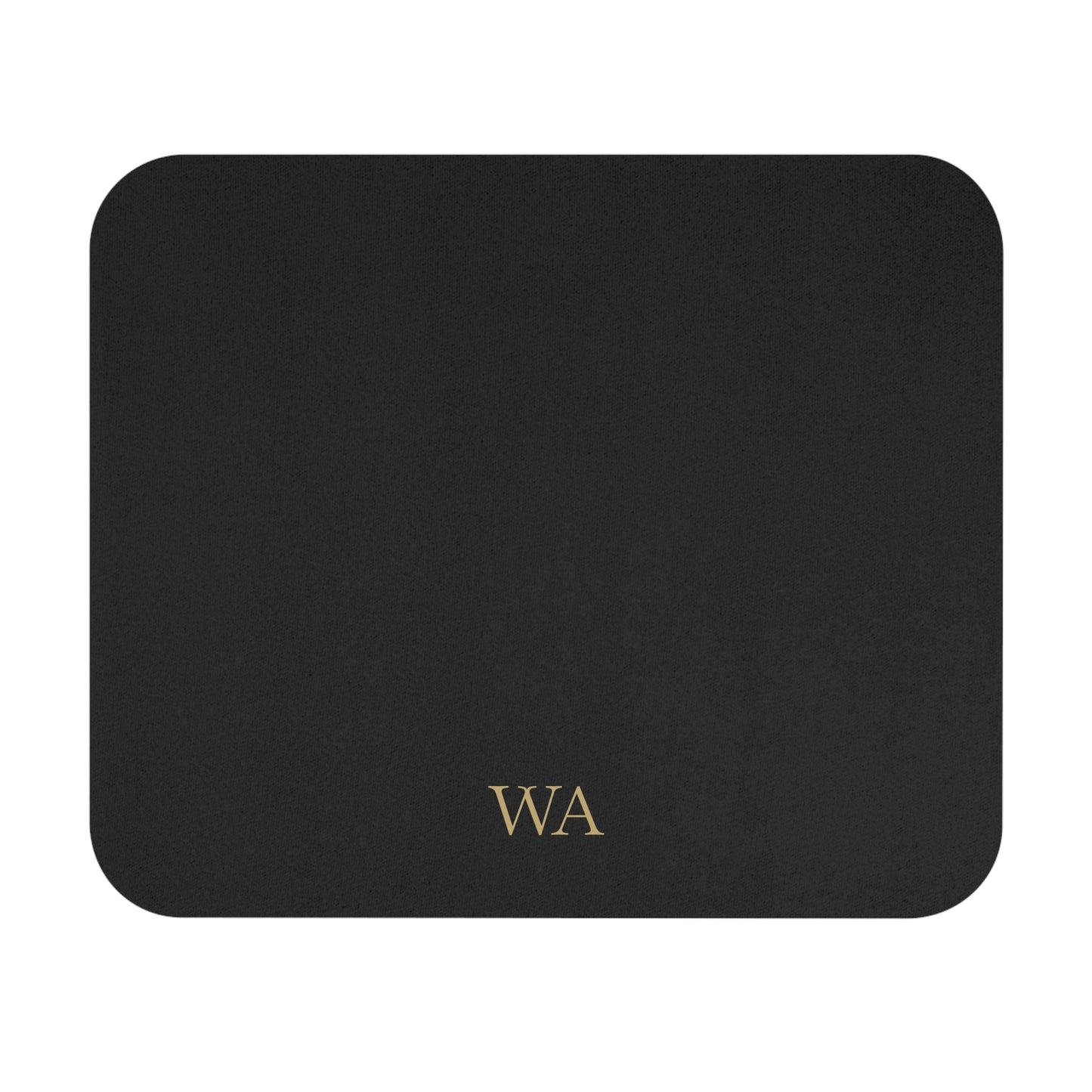 Personalized mouse pad for men with custom print and non-slip rubber base
