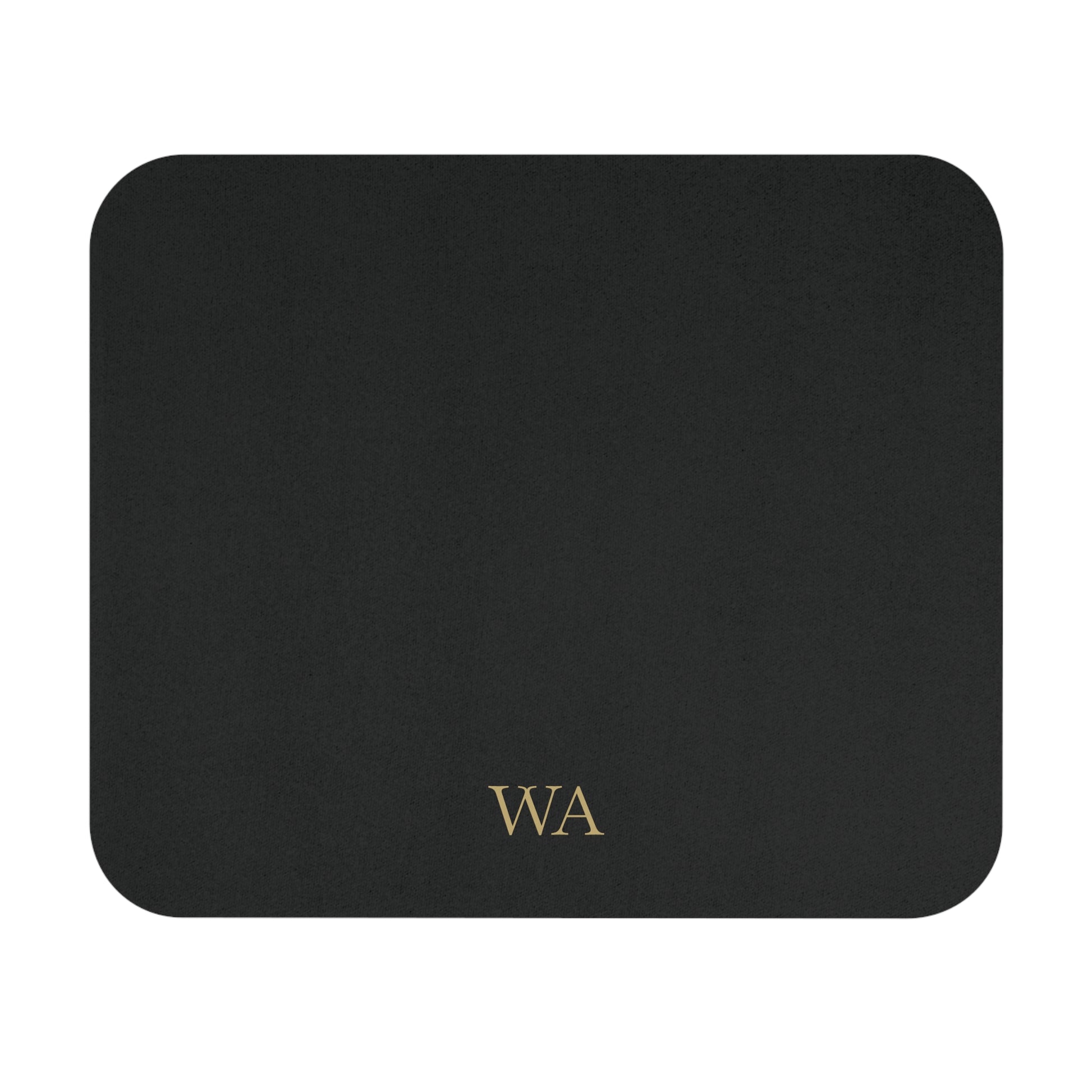 Personalized mouse pad for men with custom print and non-slip rubber base