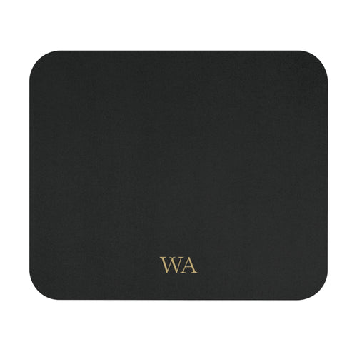Personalized mouse pad for men with custom print and non-slip rubber base