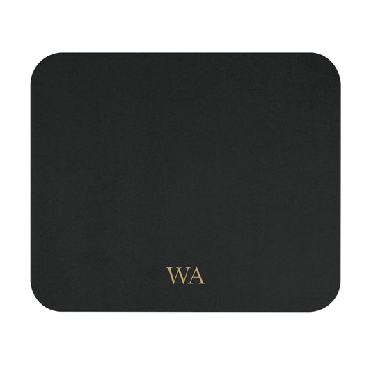 Personalized mouse pad for men with custom print and non-slip rubber base