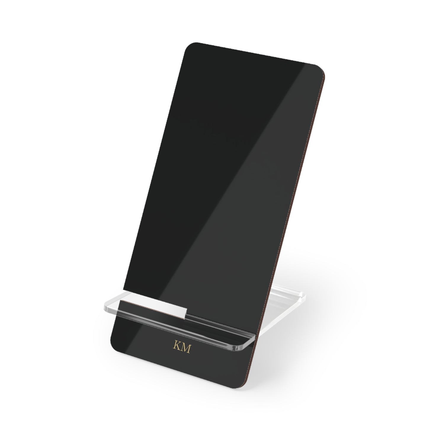 Personalized phone stand for men in hardboard with custom photo print