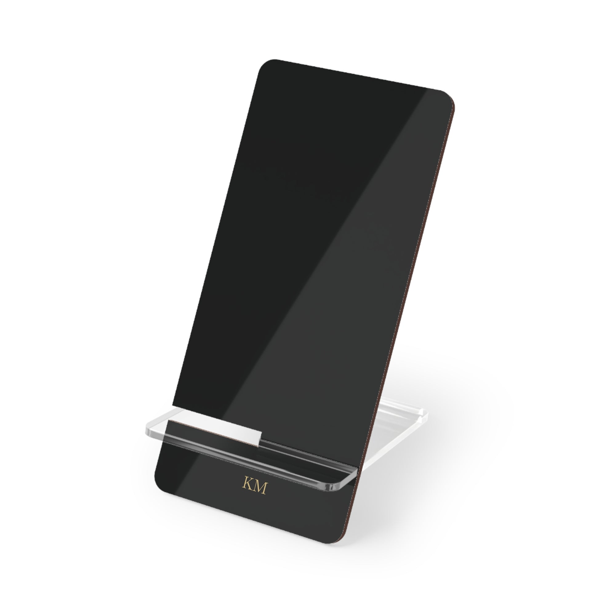 Personalized phone stand for men in hardboard with custom photo print