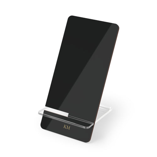 Personalized phone stand for men in hardboard with custom photo print