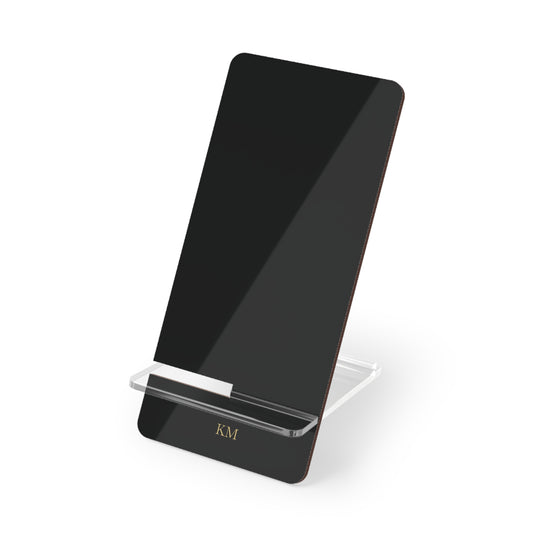 Personalized phone stand for men in hardboard with custom photo print
