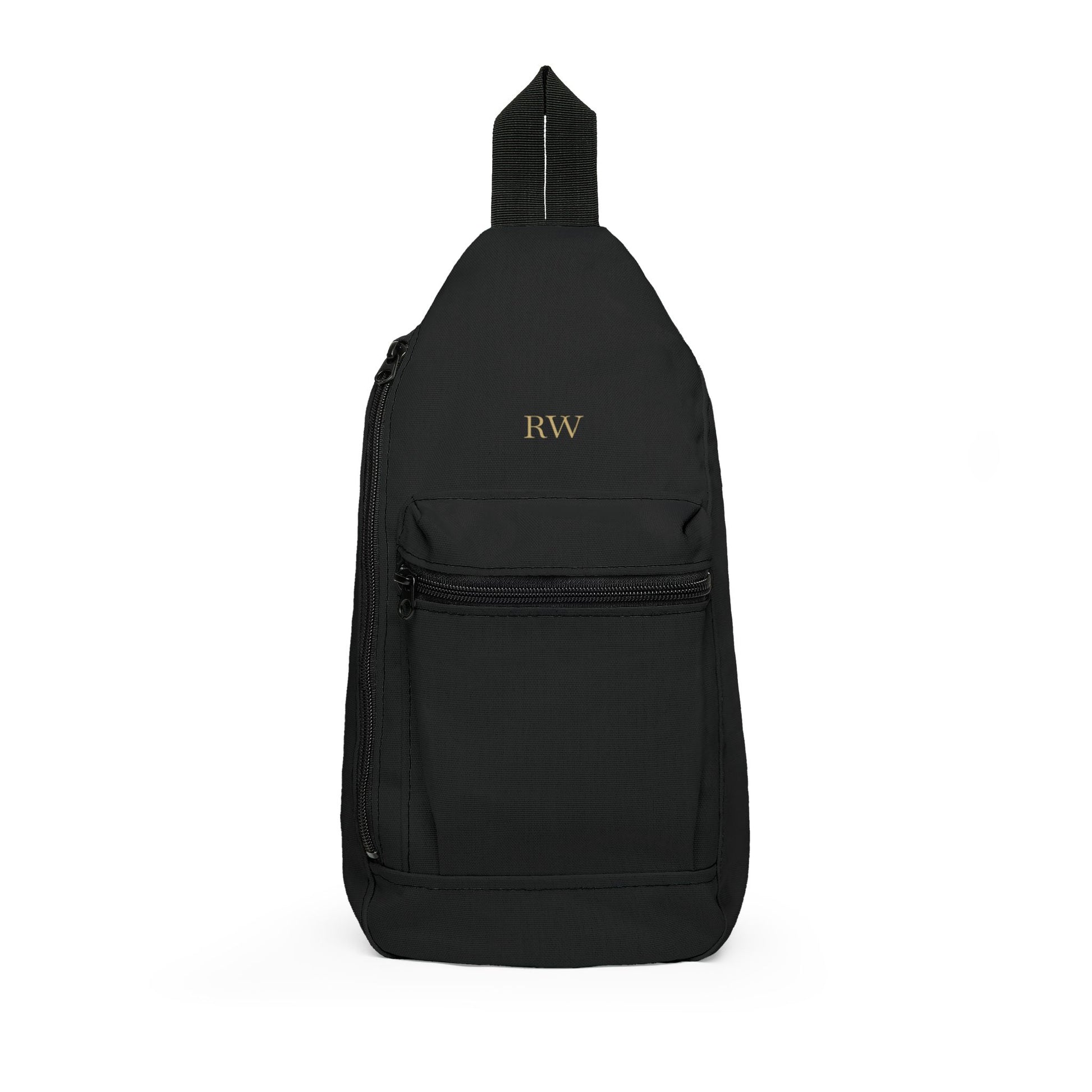 Personalized sling bag for men in crossbody style with custom all-over print