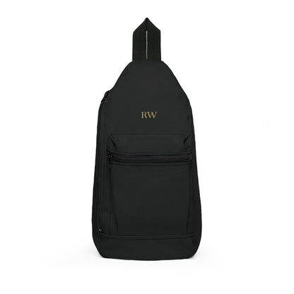 Personalized sling bag for men in crossbody style with custom all-over print