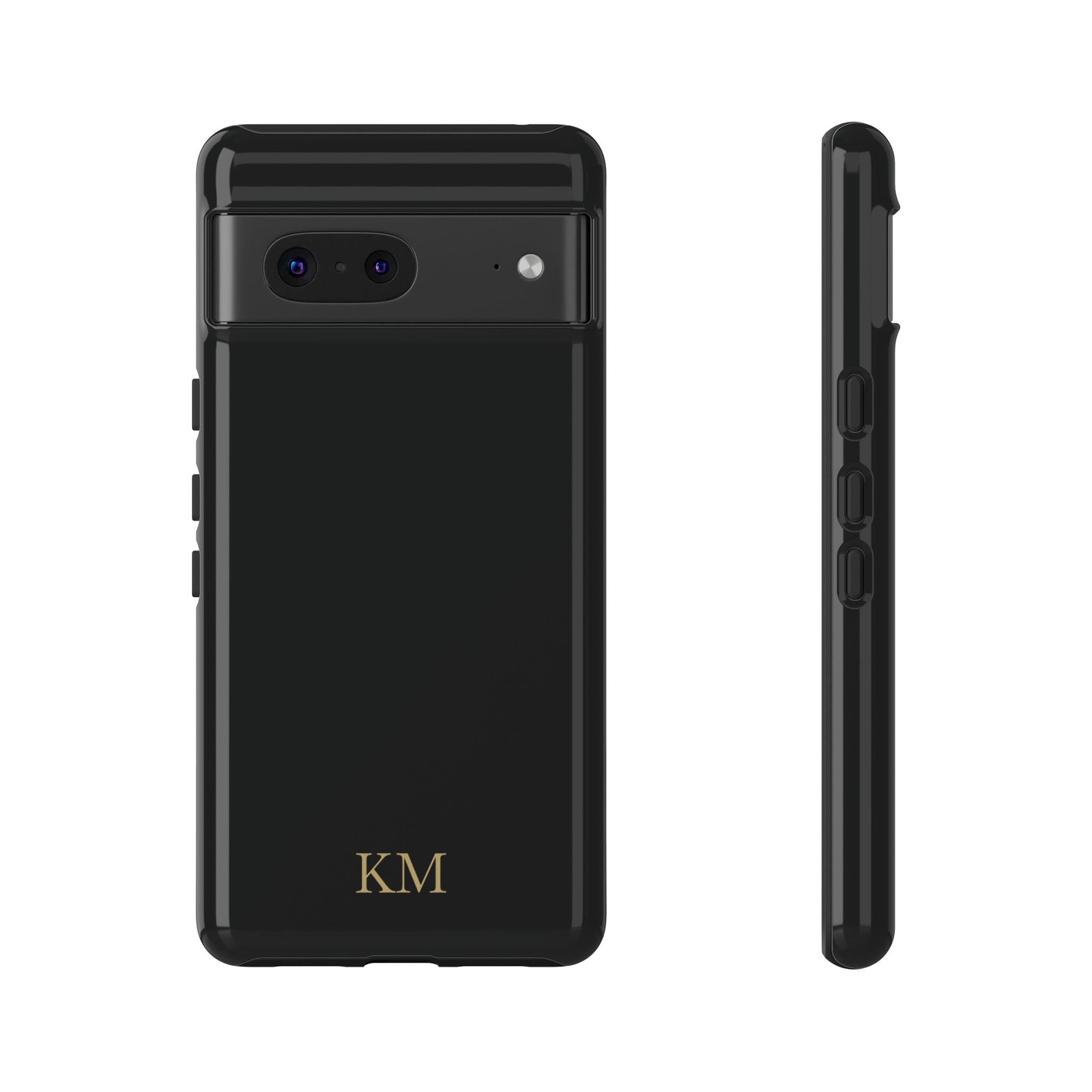 Personalized tough phone case for men, Google Pixel 7, glossy finish