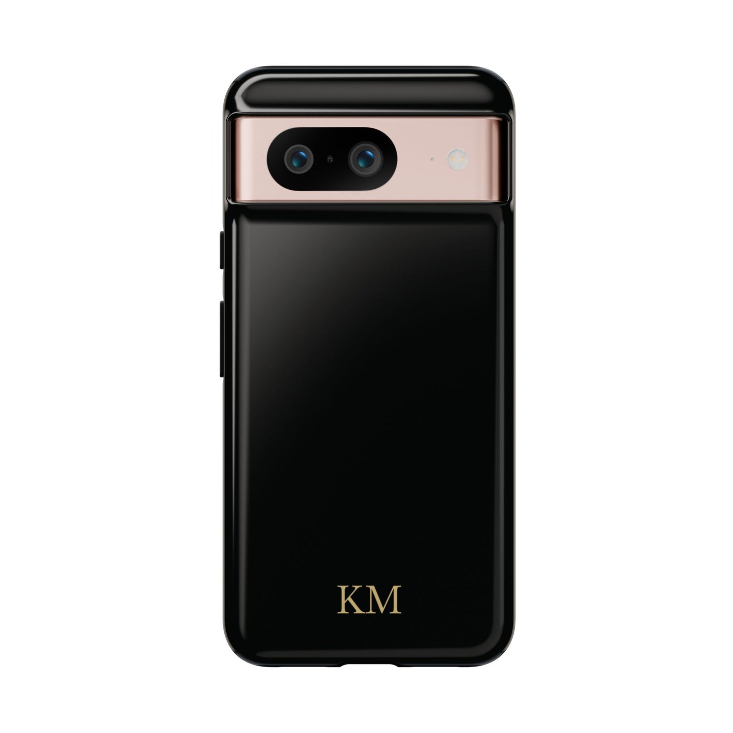 Personalized tough phone case for men, Google Pixel 8, glossy finish
