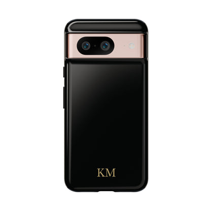 Personalized tough phone case for men, Google Pixel 8, glossy finish