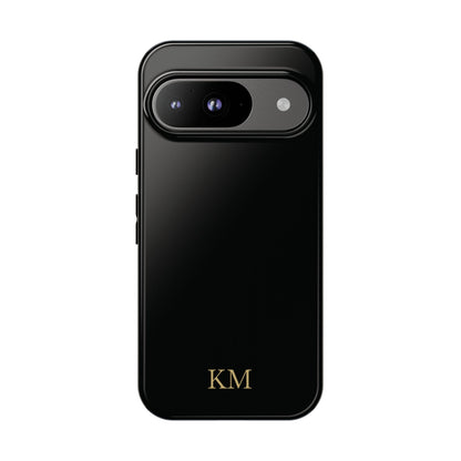 Personalized tough phone case for men, Google Pixel 9, glossy finish