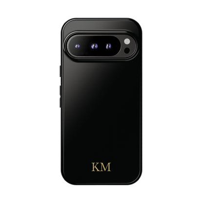 Personalized tough phone case for men, Google Pixel 9 Pro, glossy finish