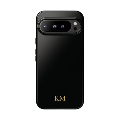 Personalized tough phone case for men, Google Pixel 9 Pro XL, glossy finish