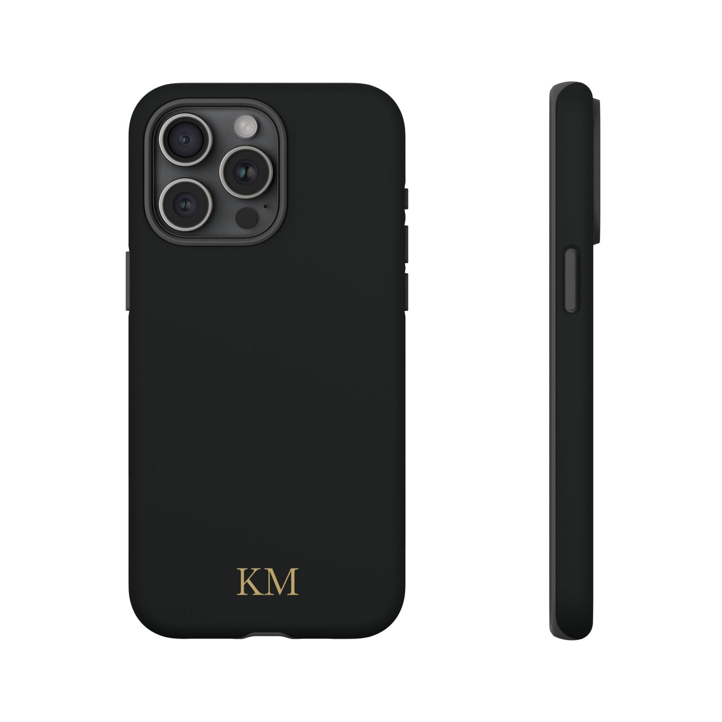Personalized tough phone case for men, iPhone 15 Pro Max, matte finish