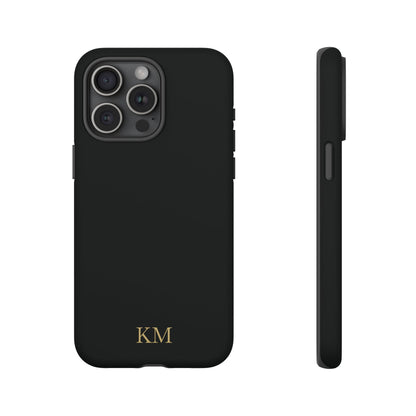 Personalized tough phone case for men, iPhone 15 Pro Max, matte finish