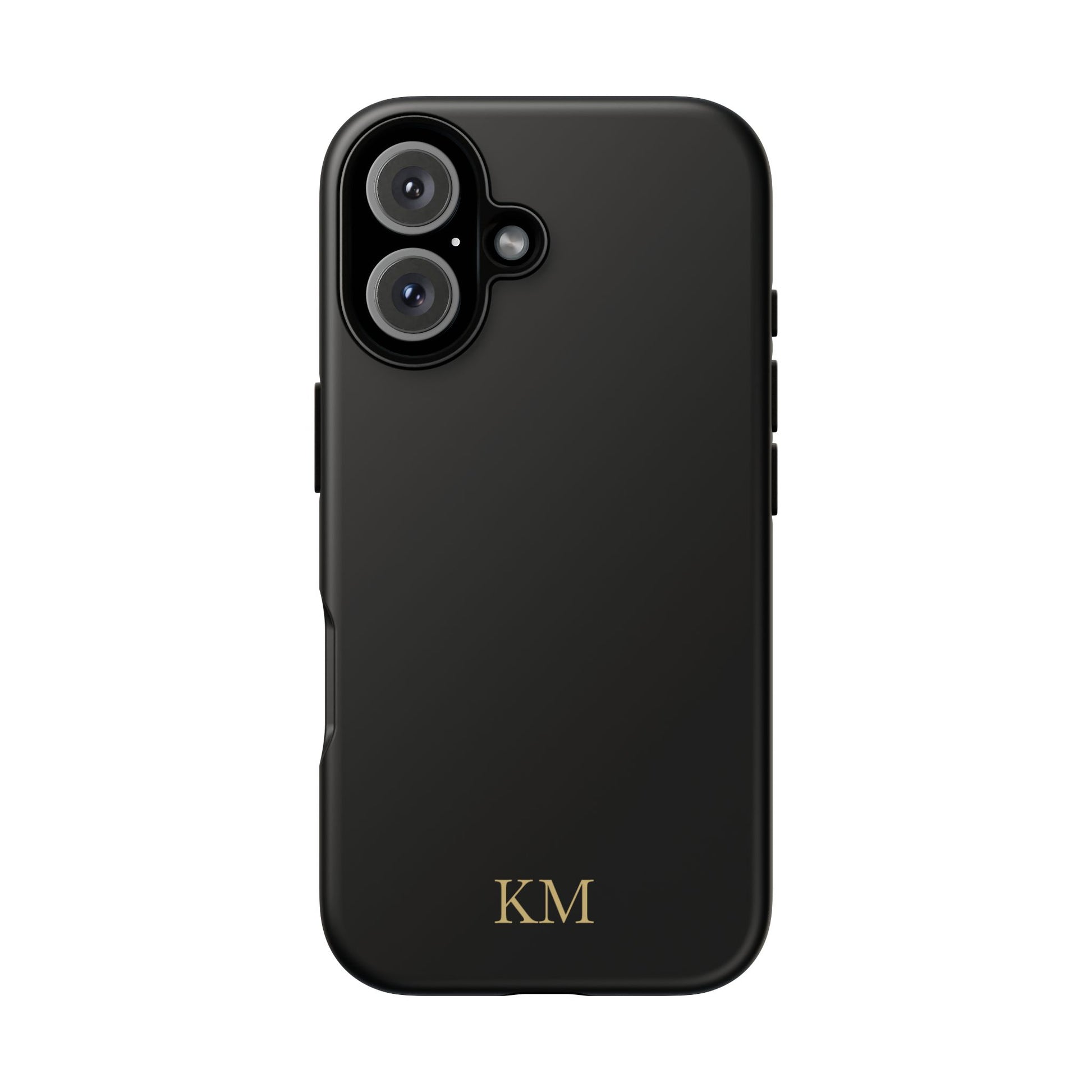 Personalized tough phone case for men, iPhone 16, matte finish