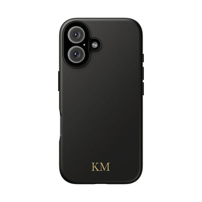 Personalized tough phone case for men, iPhone 16, matte finish