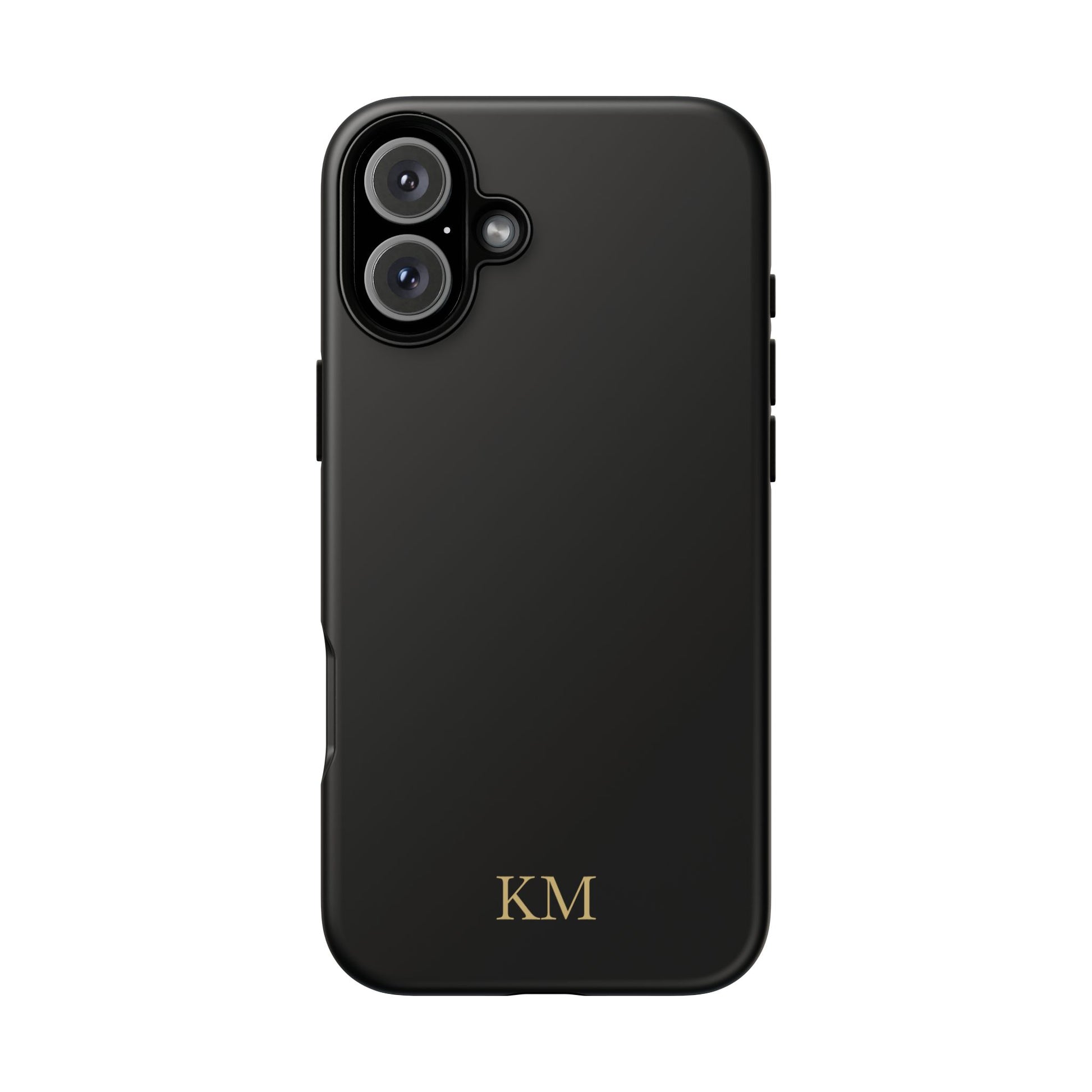 Personalized tough phone case for men, iPhone 16 Plus, matte finish