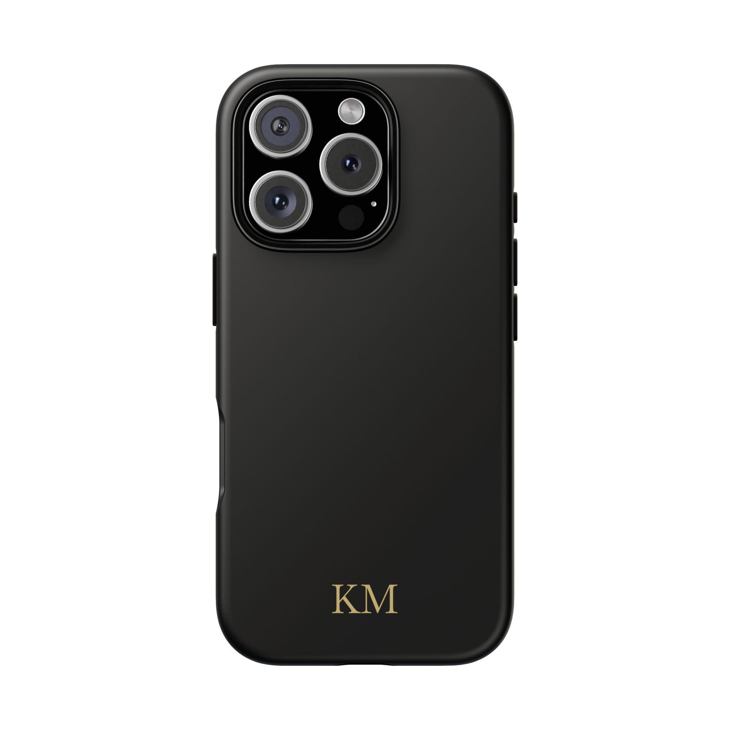 Personalized tough phone case for men, iPhone 16 Pro, matte finish