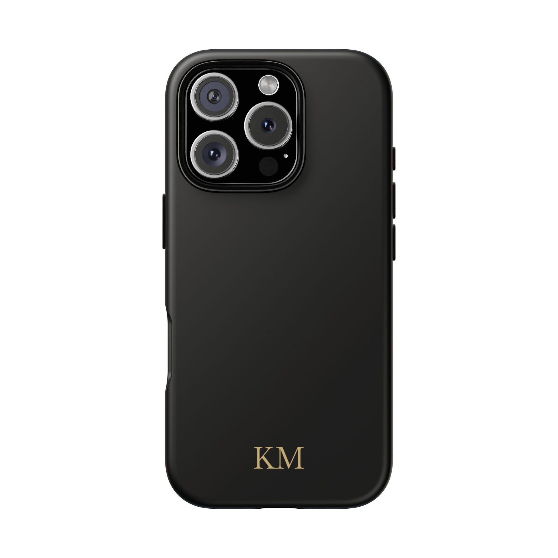 Personalized tough phone case for men, iPhone 16 Pro, matte finish