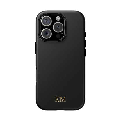 Personalized tough phone case for men, iPhone 16 Pro, matte finish