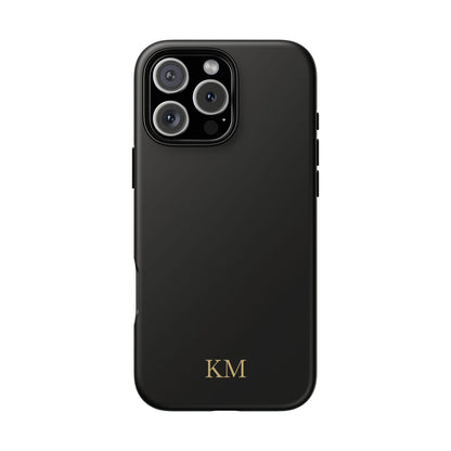 Personalized tough phone case for men, iPhone 16 Pro Max, matte finish