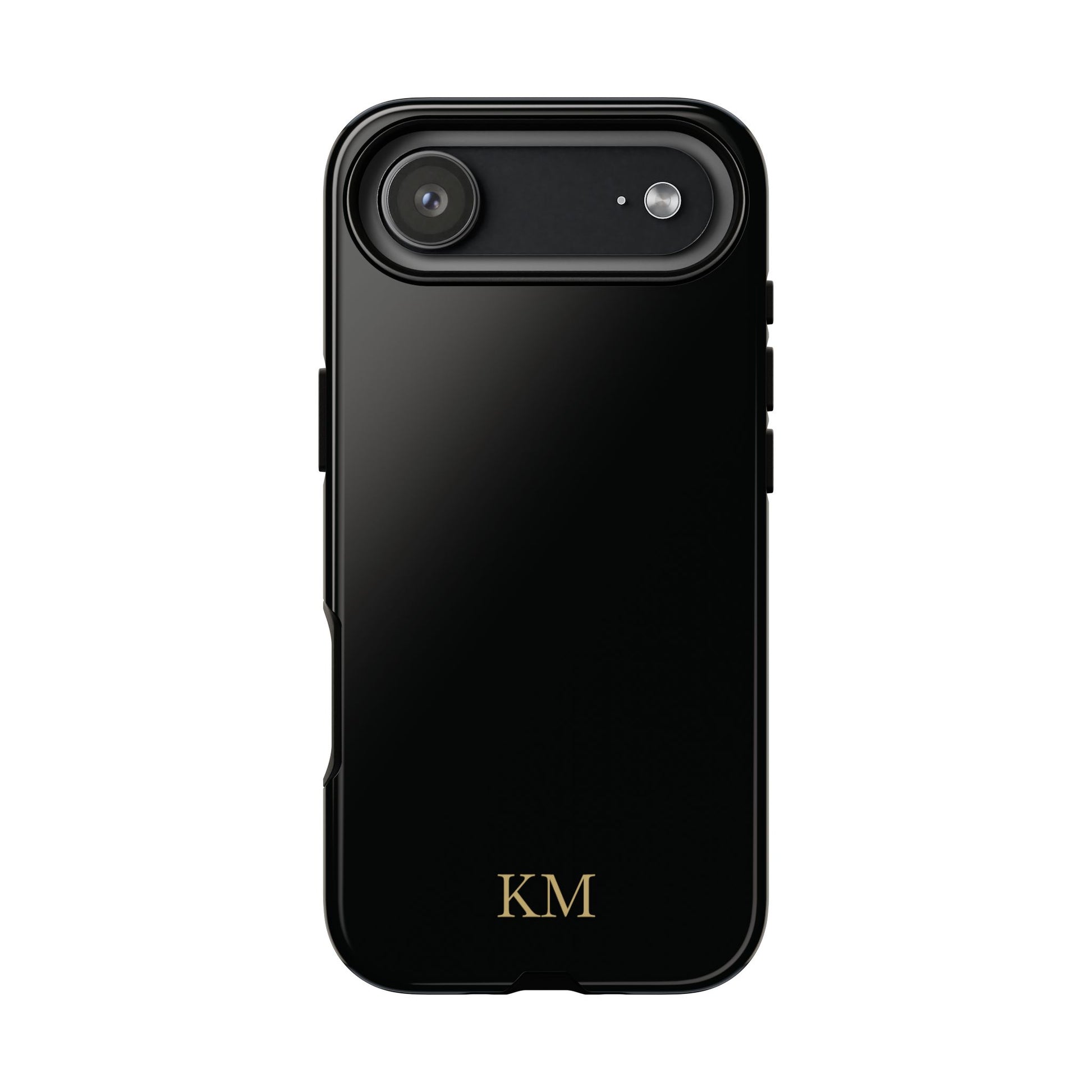 Personalized tough phone case for men, iPhone 17 Air, glossy finish