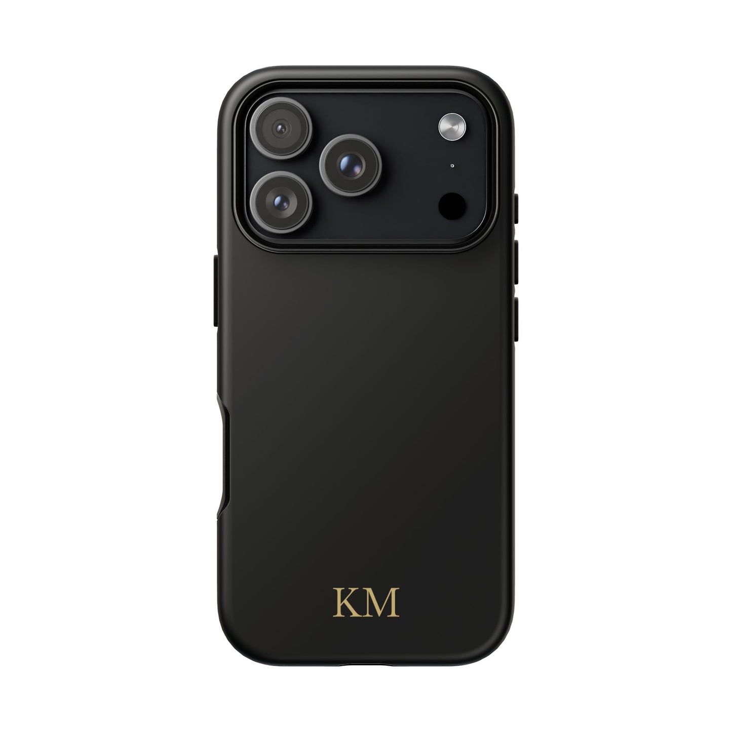 Personalized tough phone case for men, iPhone 17 Pro, matte finish