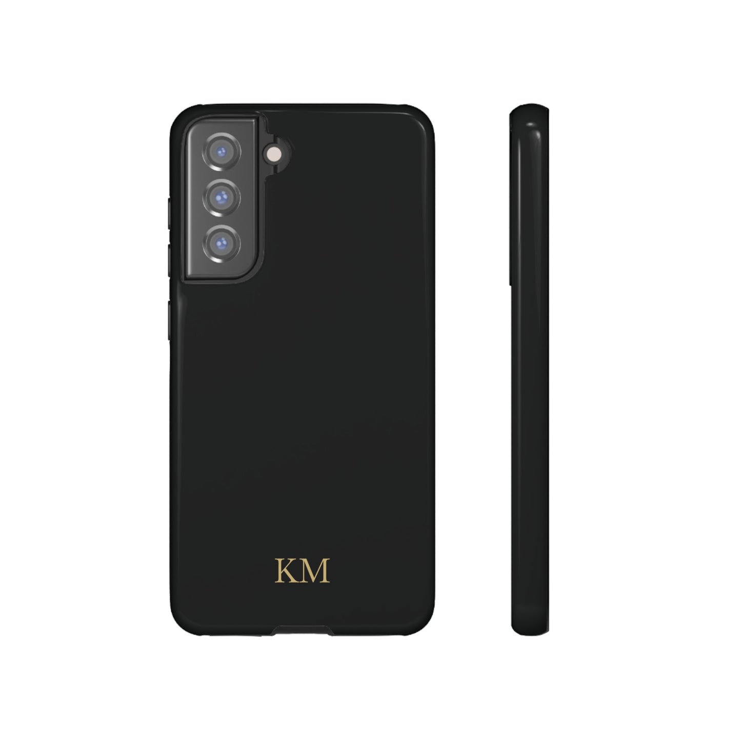 Personalized tough phone case for men, Samsung Galaxy S21 FE, glossy finish