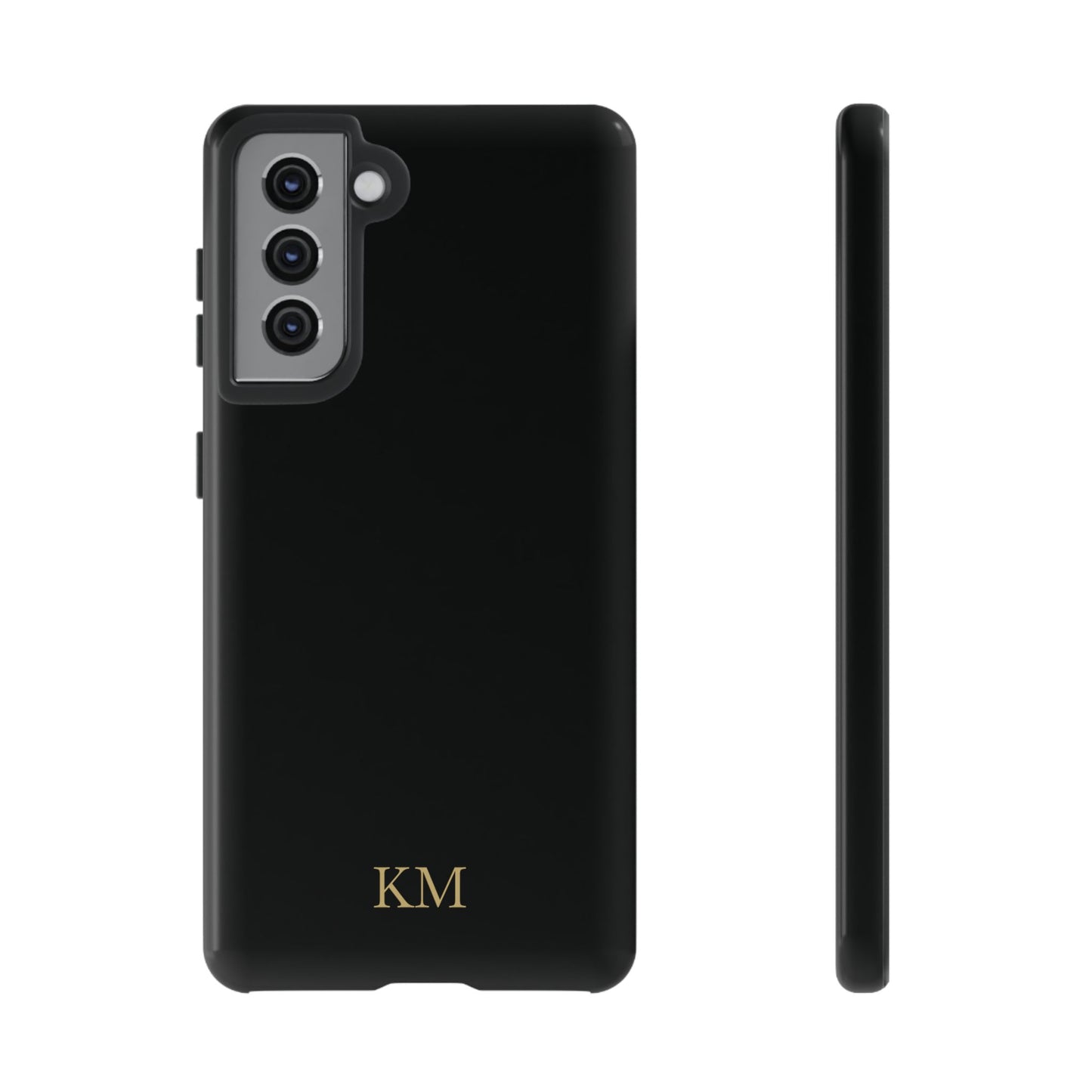 Personalized tough phone case for men, Samsung Galaxy S21, glossy finish