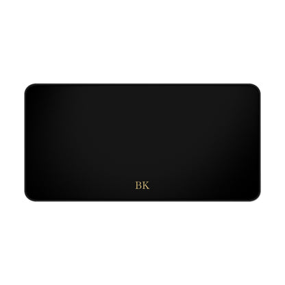 Personalized neoprene desk mat for men, 16 by 32 inches with custom print